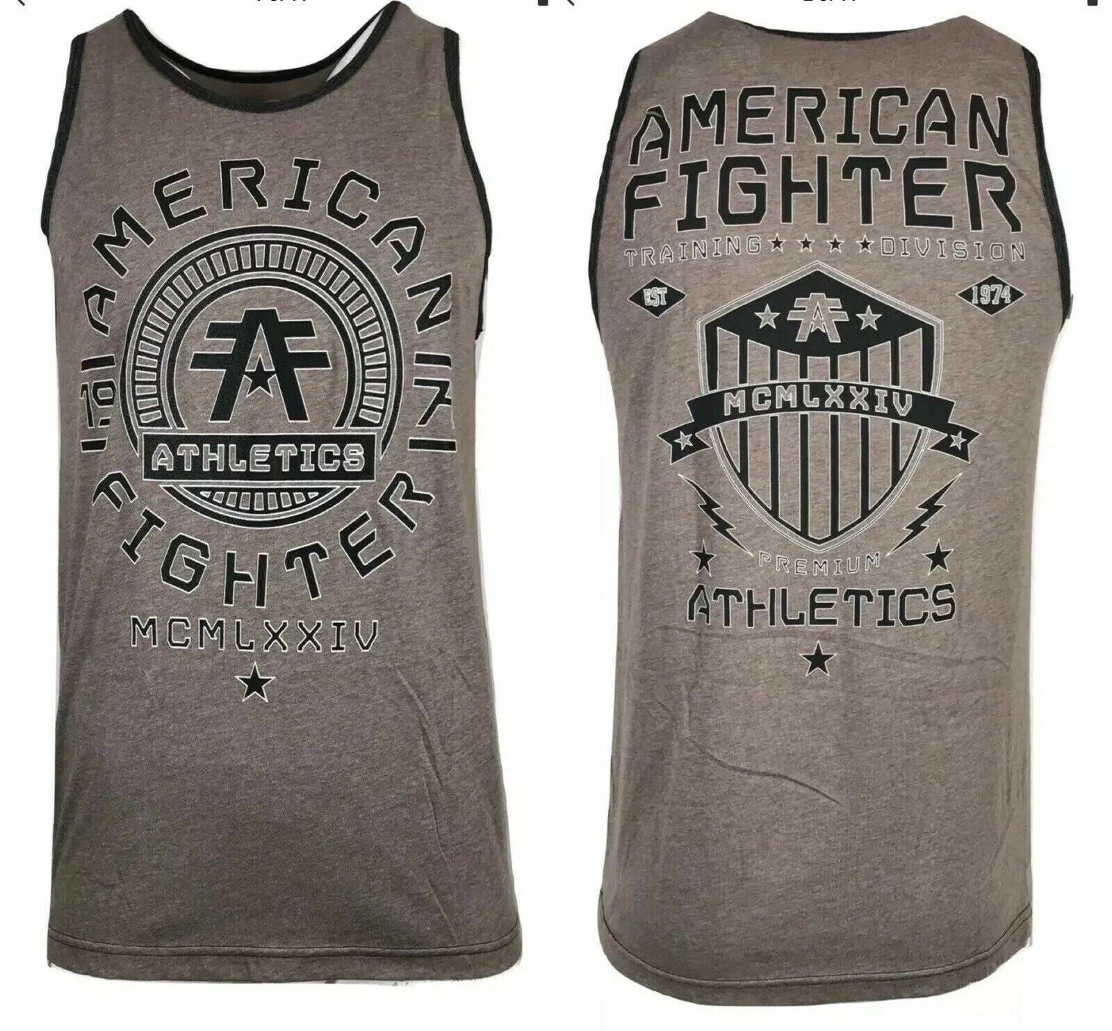 AMERICAN FIGHTER Men's T SHIRT PARK RIDGE TANK Athletic Biker MMA
