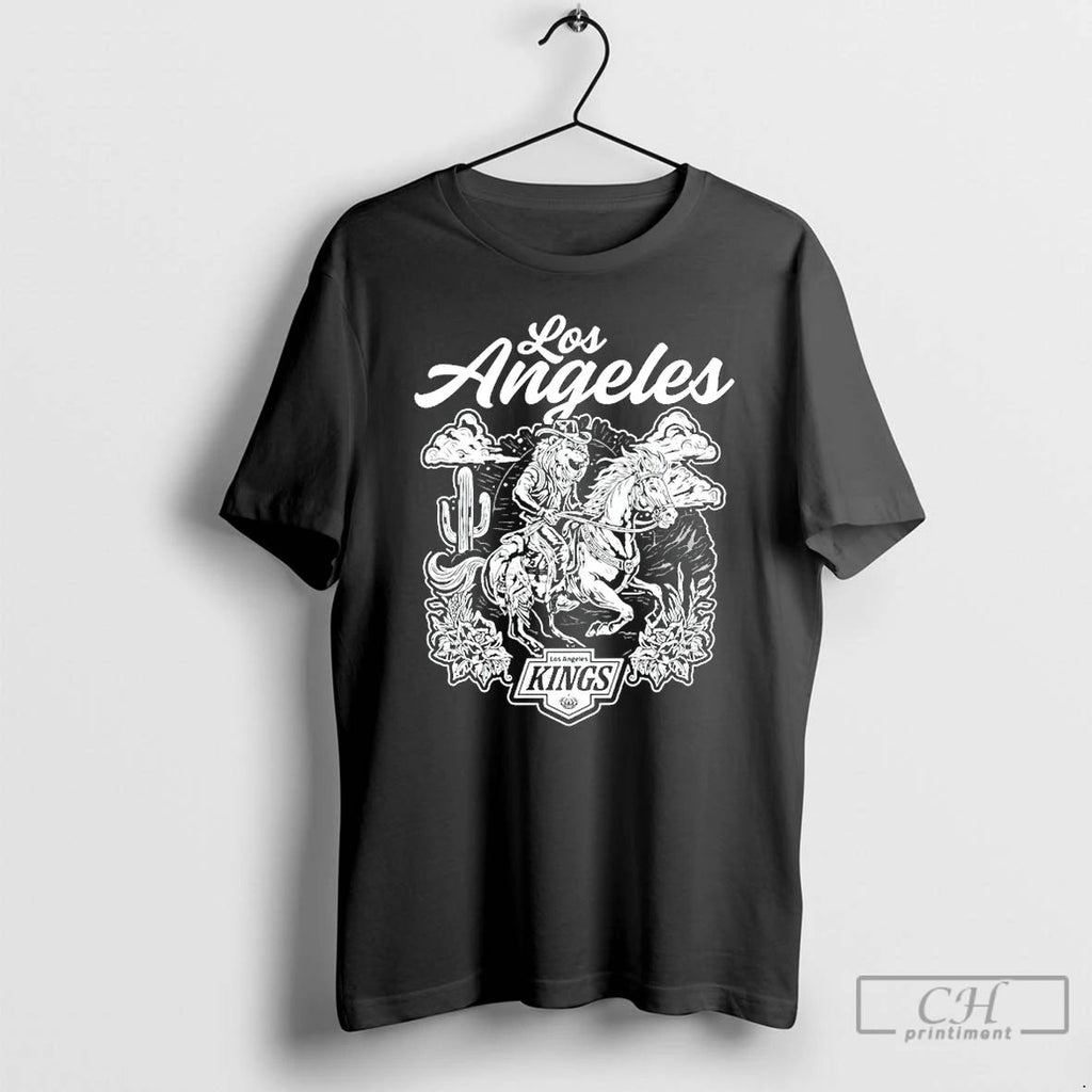 Classic Los Angeles Kings Lion Riding Horse