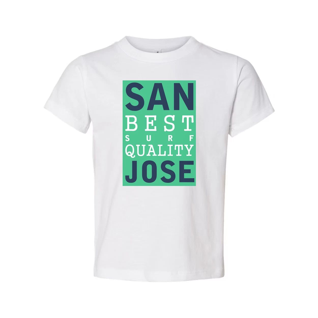 Unisex White Graphic T Shirt With San Best Surf Quality Jose Artwork For Casual