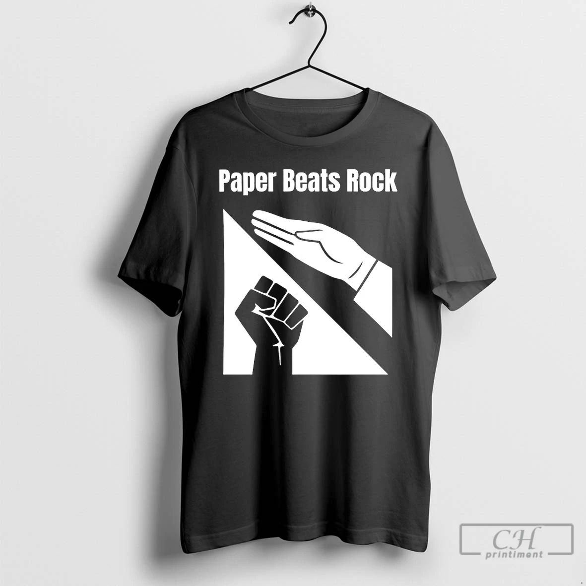 Classic Paper Beats Rock T Shirts