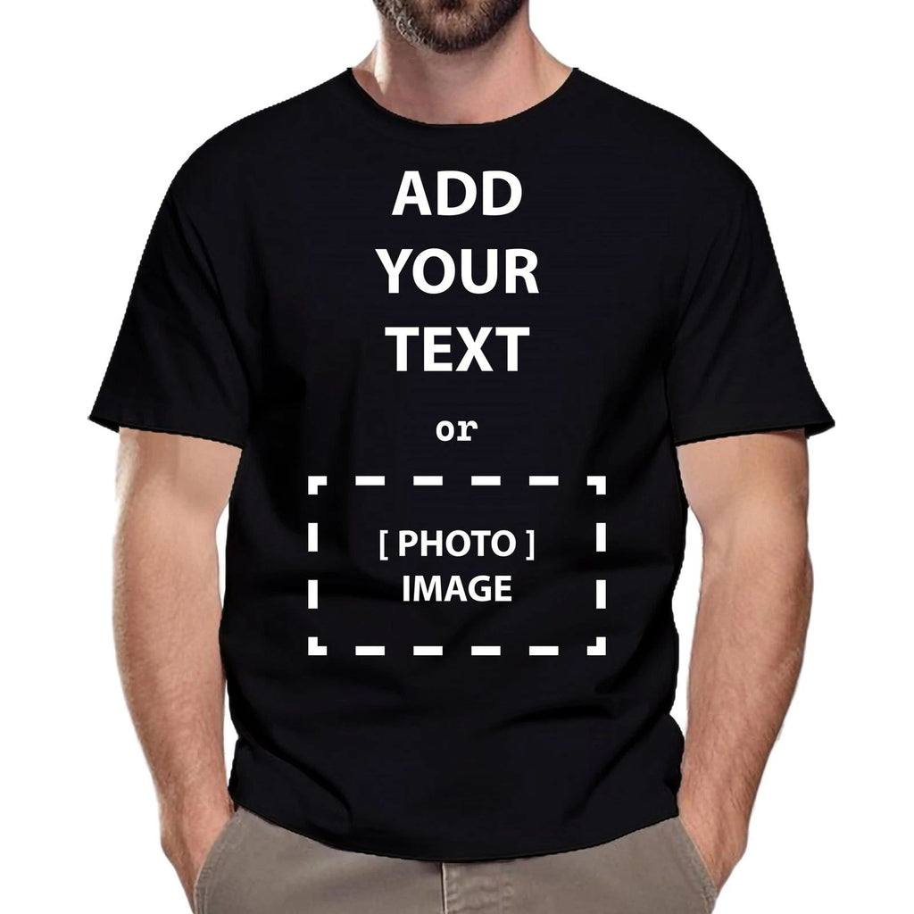 Custom Designed Crewneck T-Shirt | Personalized Shirt for Men Or Women