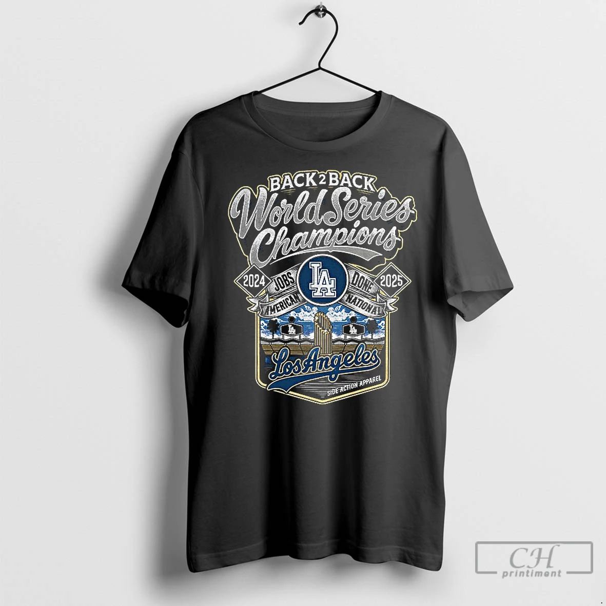 Premium Los Angeles Dodgers Back 2 Back World Series Champions Jobs American Done National Side