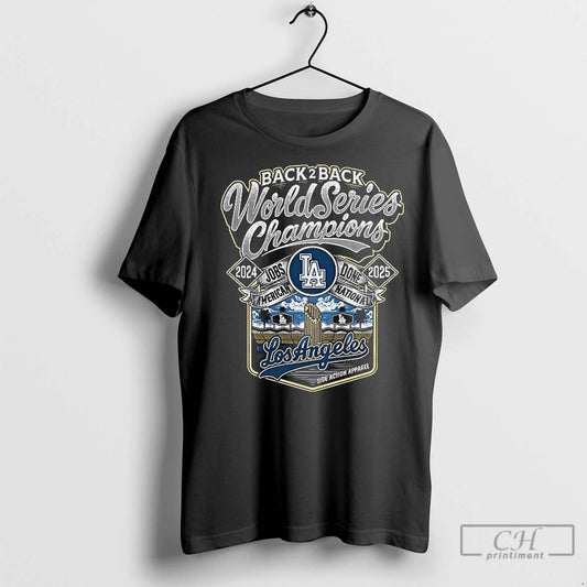 Premium Los Angeles Dodgers Back 2 Back World Series Champions Jobs American Done National Side