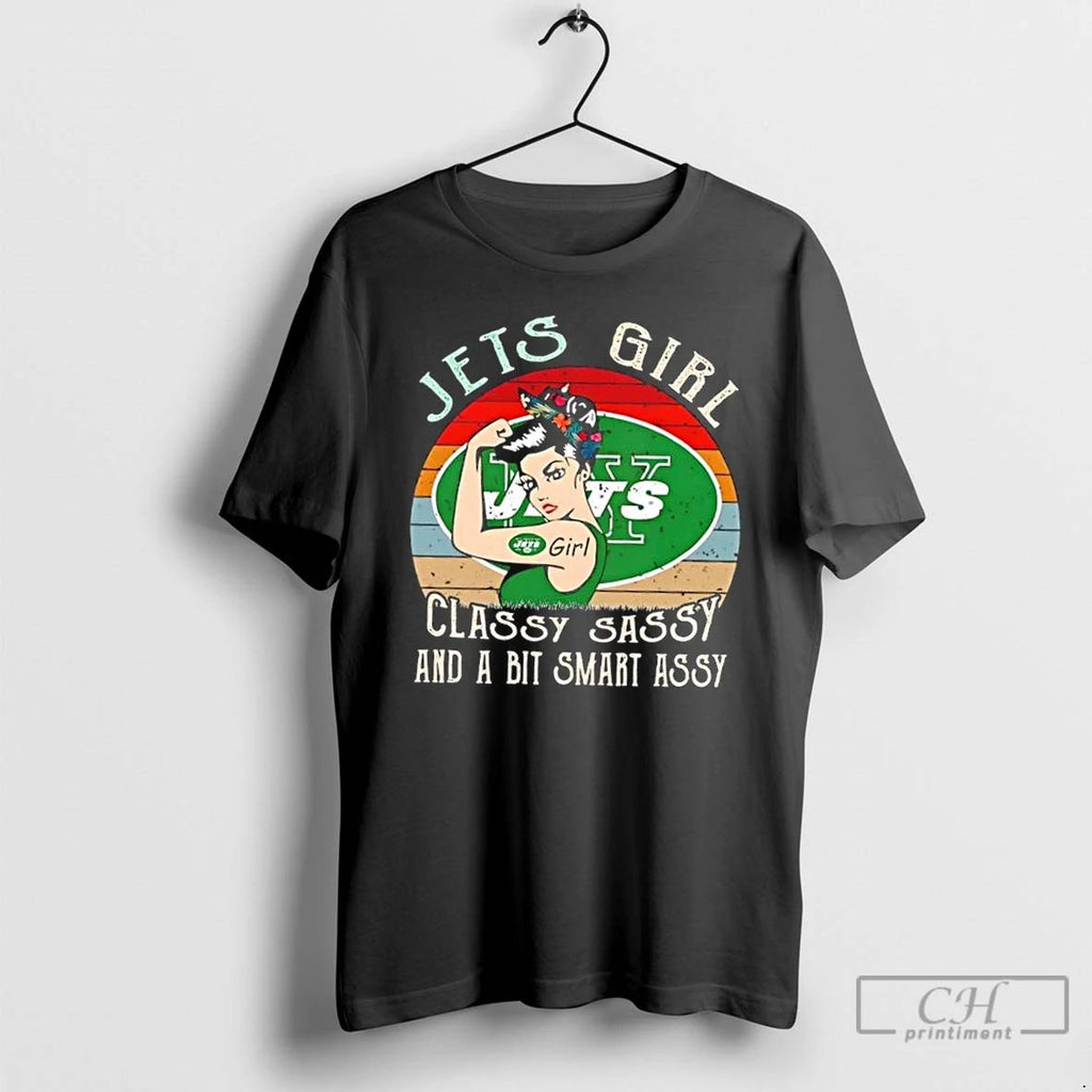 Premium New York Jets Girl Classy Sassy And A Bit Assy T Shirts
