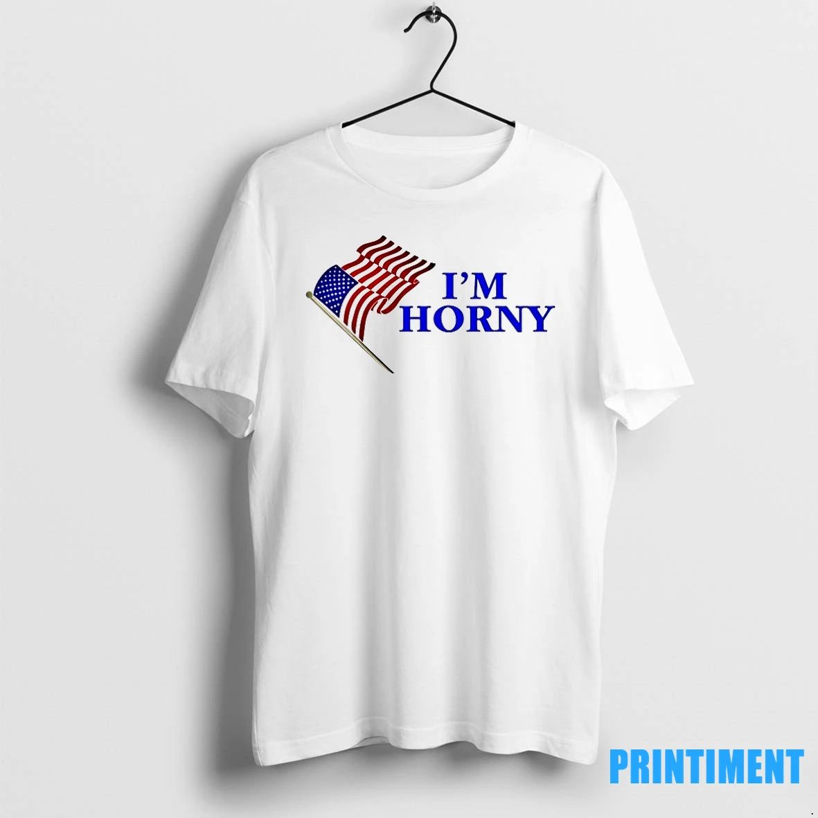 American Flag Im Horny Tshirts Sweater