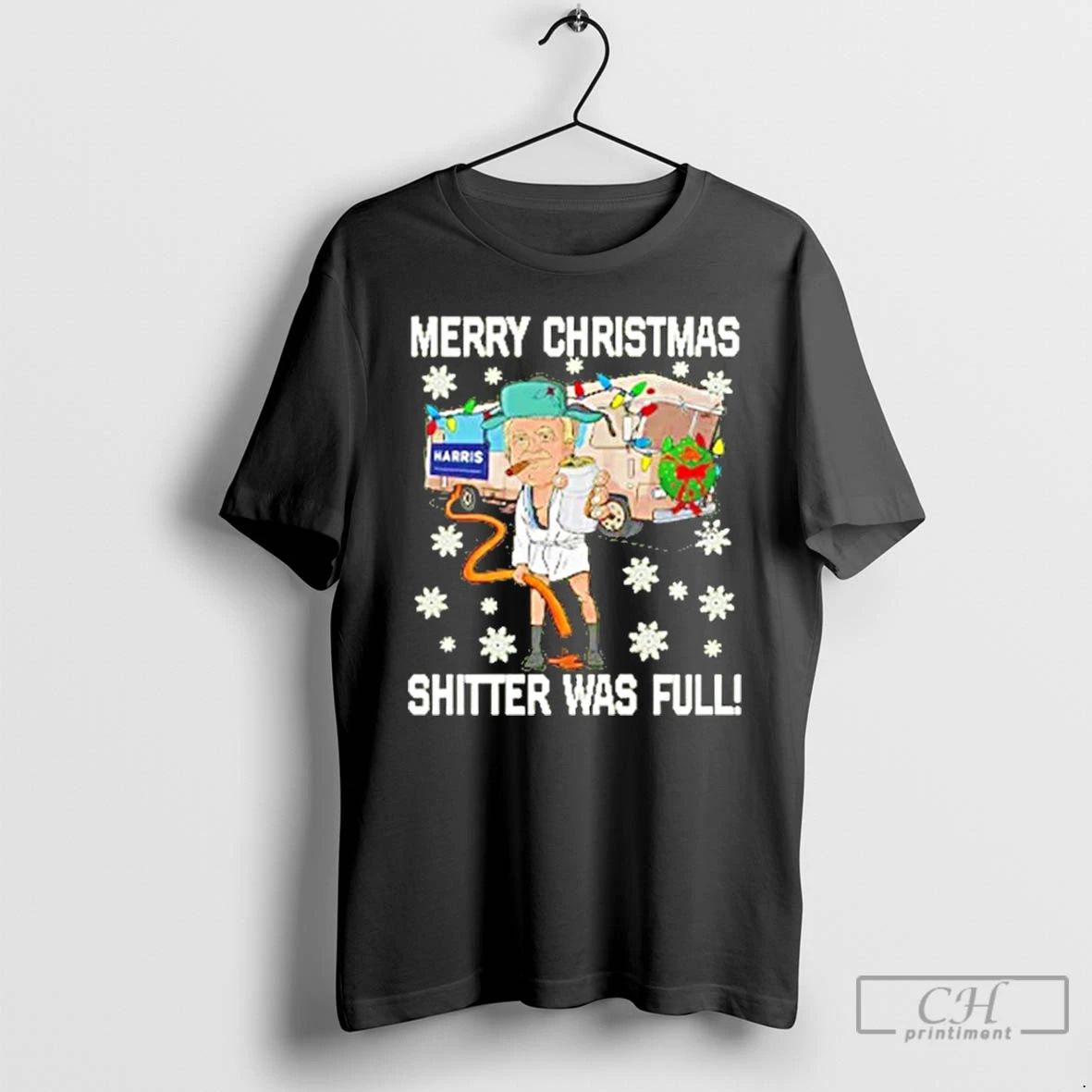 Classic Merry Christmas Shitter Was Full T Shirts