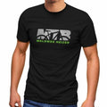 Mens T-Shirt MTB Downhill Mountain Bike Slogan Forest Path Heater Fun Shirt