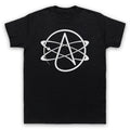 ATOMIC WHIRL ATHEIST SYMBOL AMERICAN LOGO ANTI RELIGION MENS & WOMENS T-SHIRT