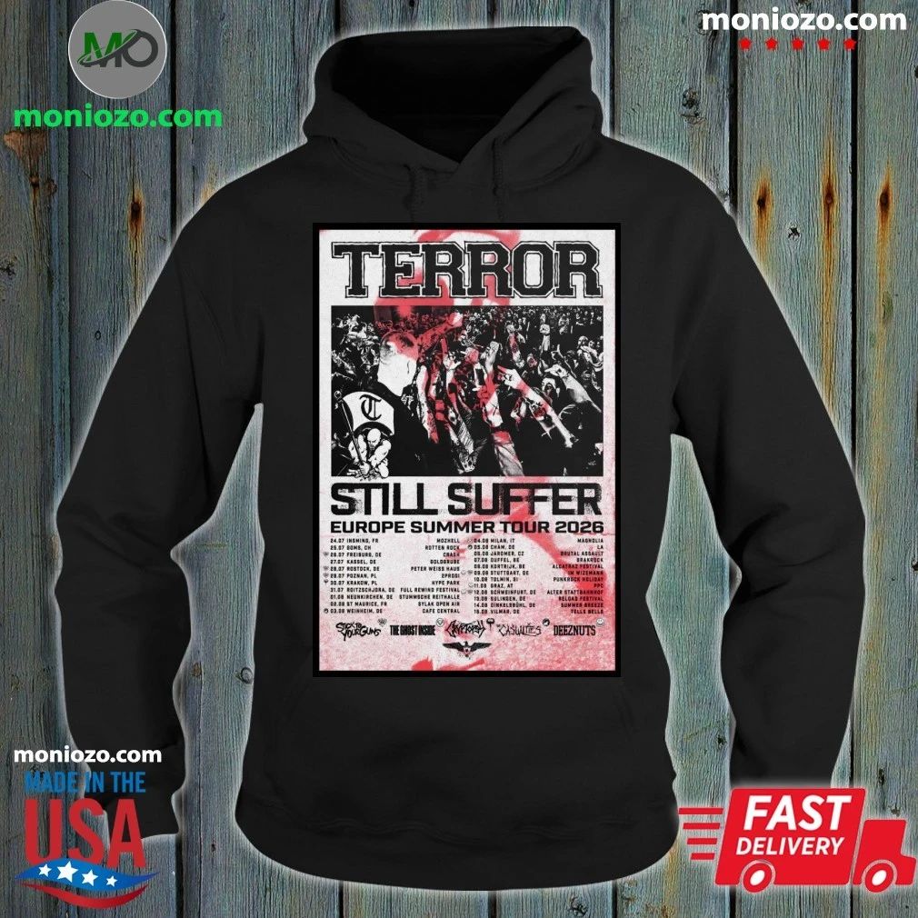 TERROR Europe 2026 Summer Shows Poster Shirt