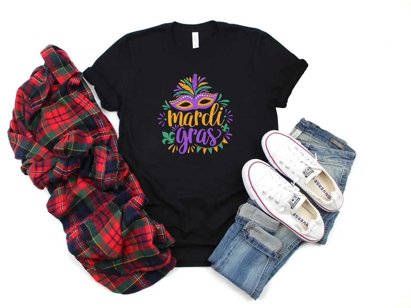 Mardi Gras Mask T-Shirt