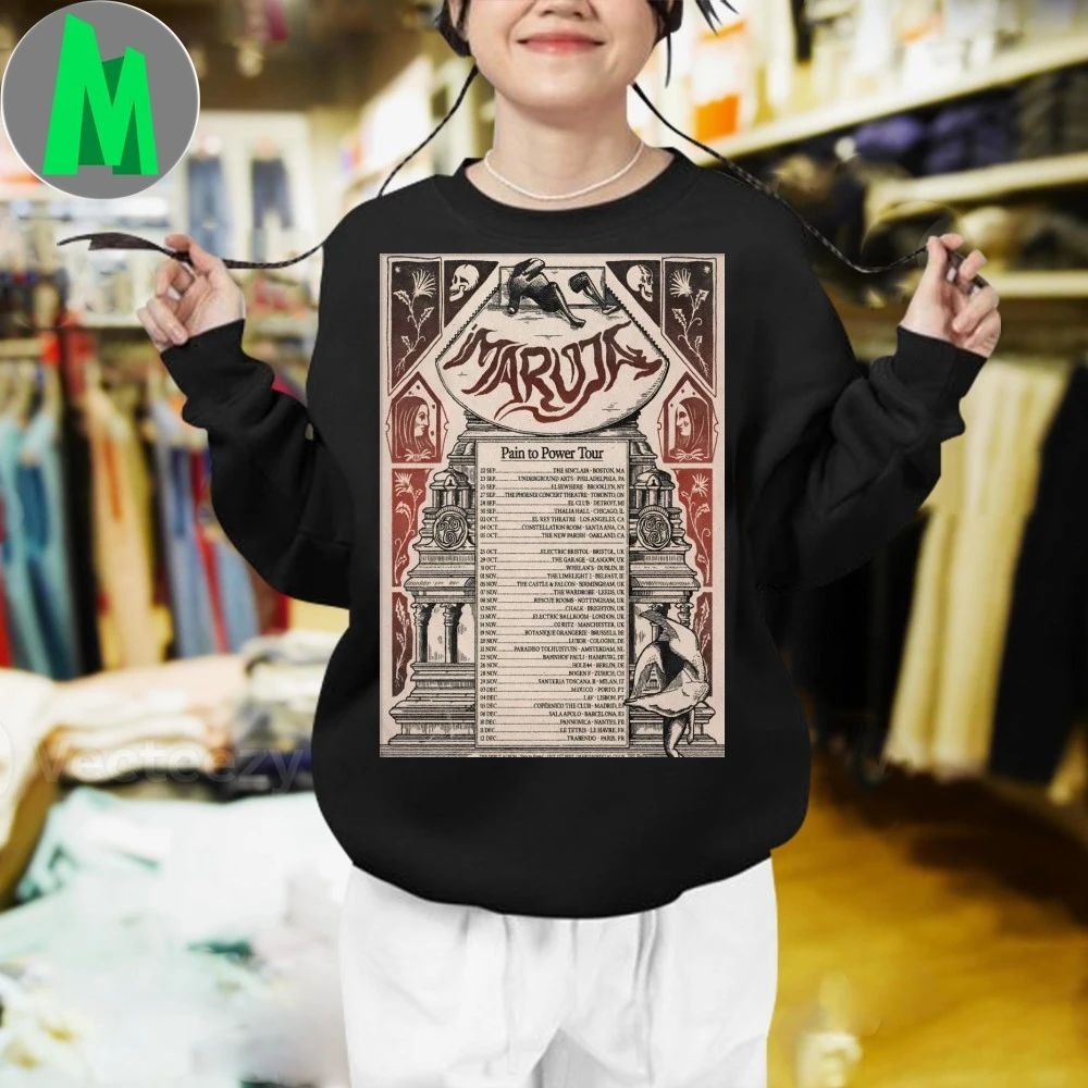 Maruja Pain To Power Tour 2025 Poster Shirt