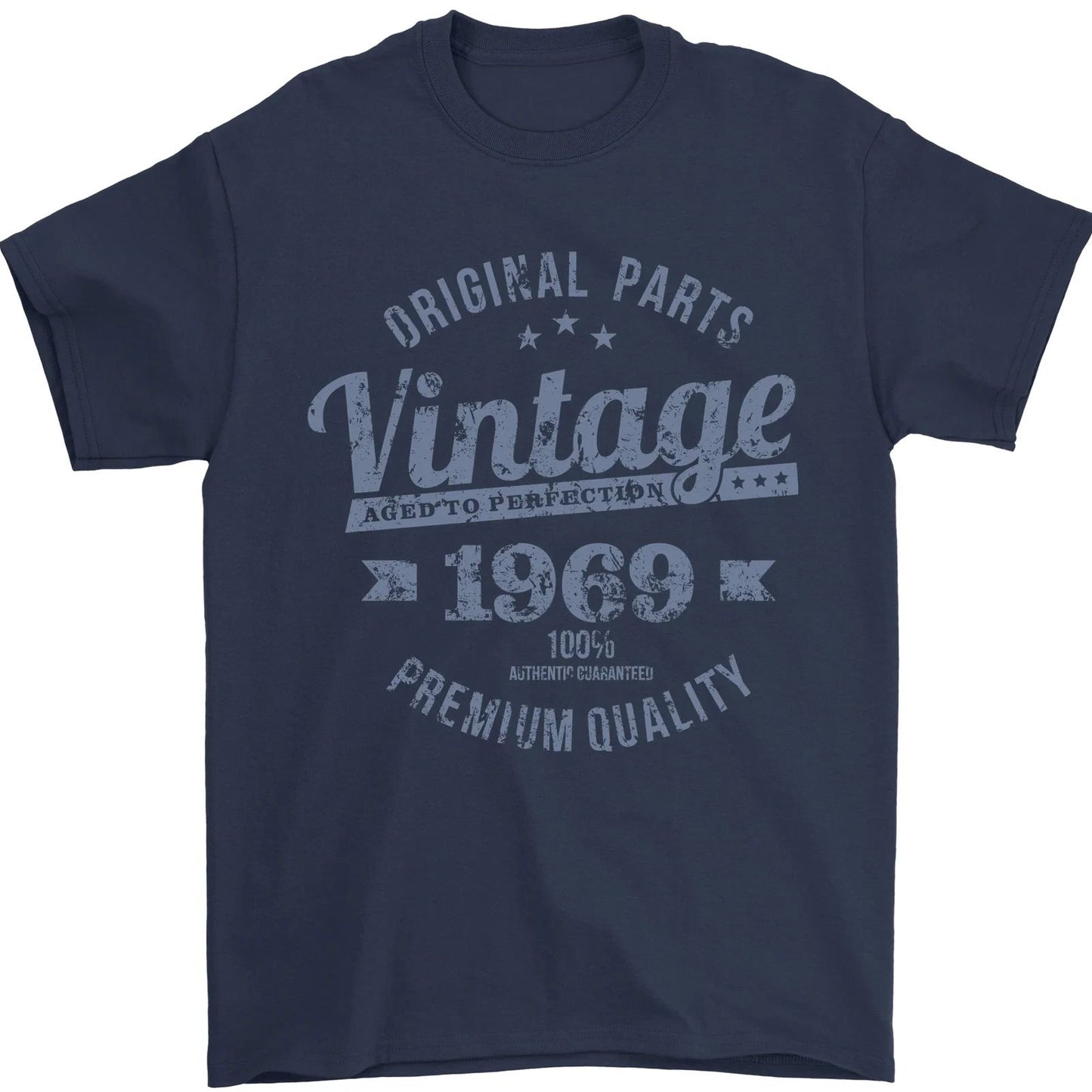 Vintage Year 57th Birthday 1969 Mens T-Shirt 100% Cotton
