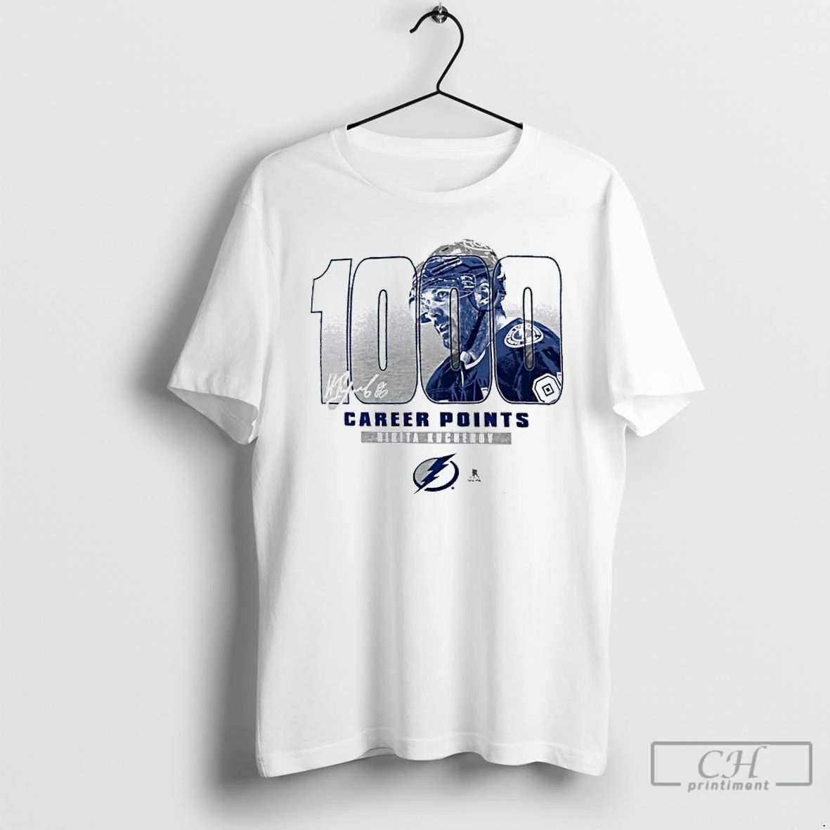 Classic Nikita Kucherov Tampa Bay Lightning 1000 Career Points Legacy T Shirts