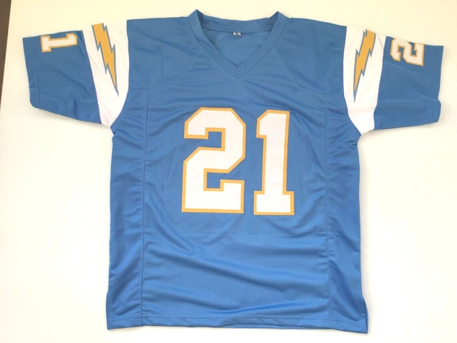 Custom John Hadl Powder Blue Mesh Football Jersey