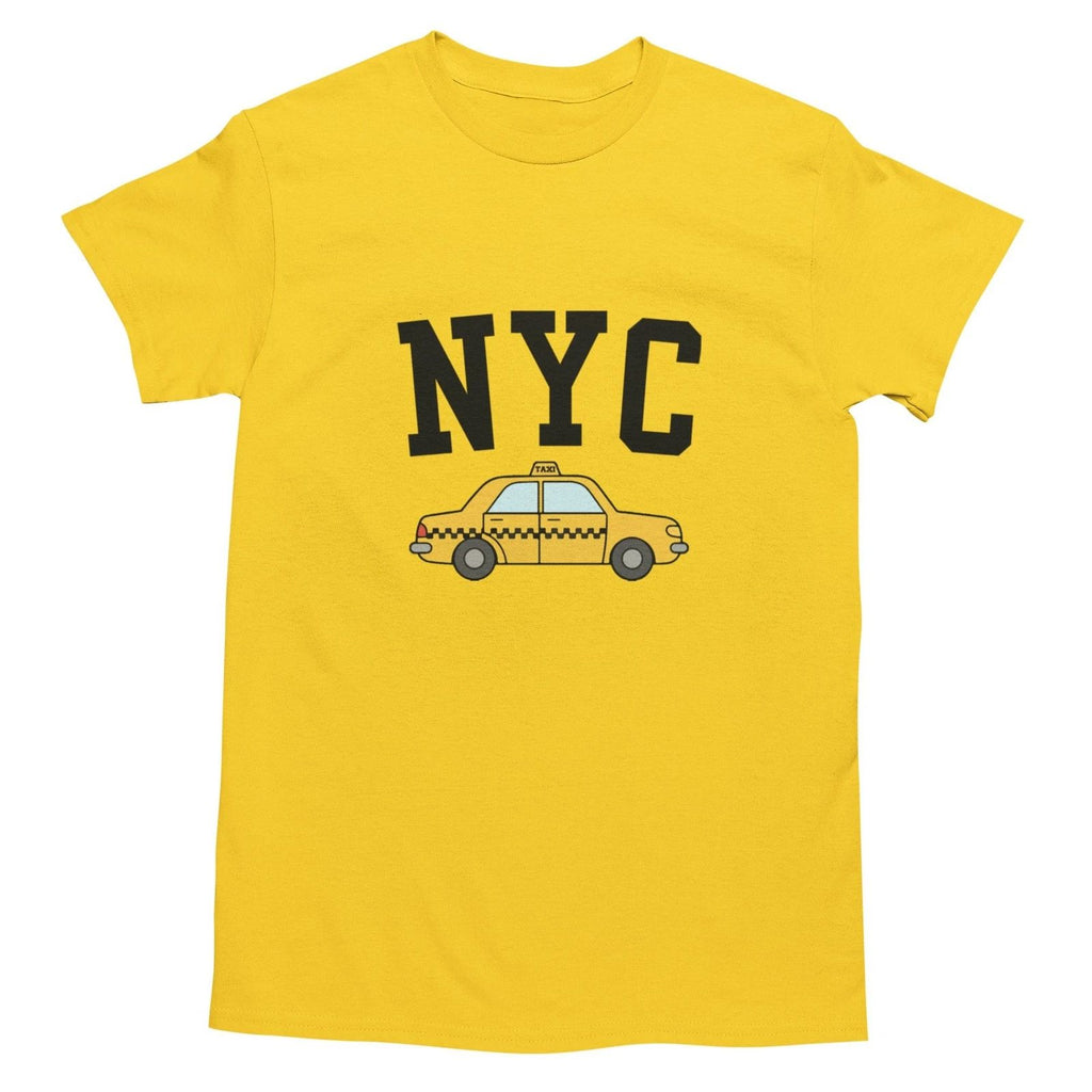 Kids Tee NY Taxi Tee Yellow Cab Design T-Shirt New York City Shirt Youth Boys