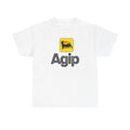 Vintage Inspired Agip Petroli Vintage Reproduction Unisex Heavy Cotton T-Shirt