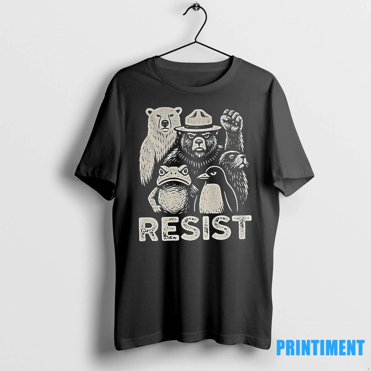 Polar Bear Ranger Beaver Frog Penguin Resist Animals Protest Anti Trump Tshirts Sweater