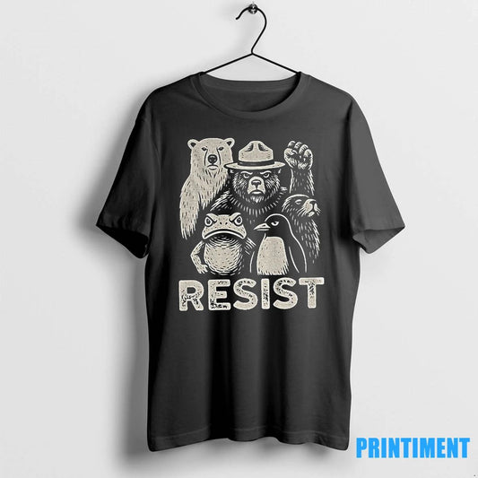 Polar Bear Ranger Beaver Frog Penguin Resist Animals Protest Anti Trump Tshirts Sweater