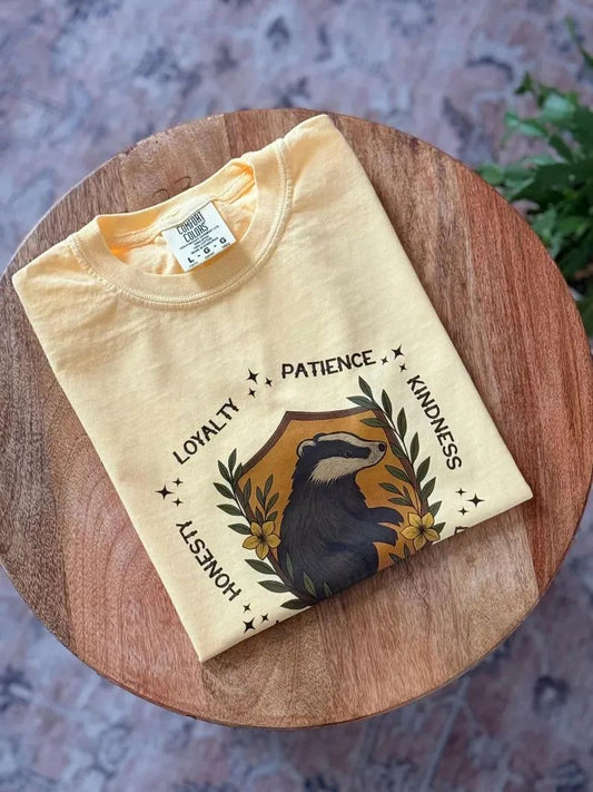Loyalty Crest Wizard Comfort Tee Magic Fantasy School Unisex