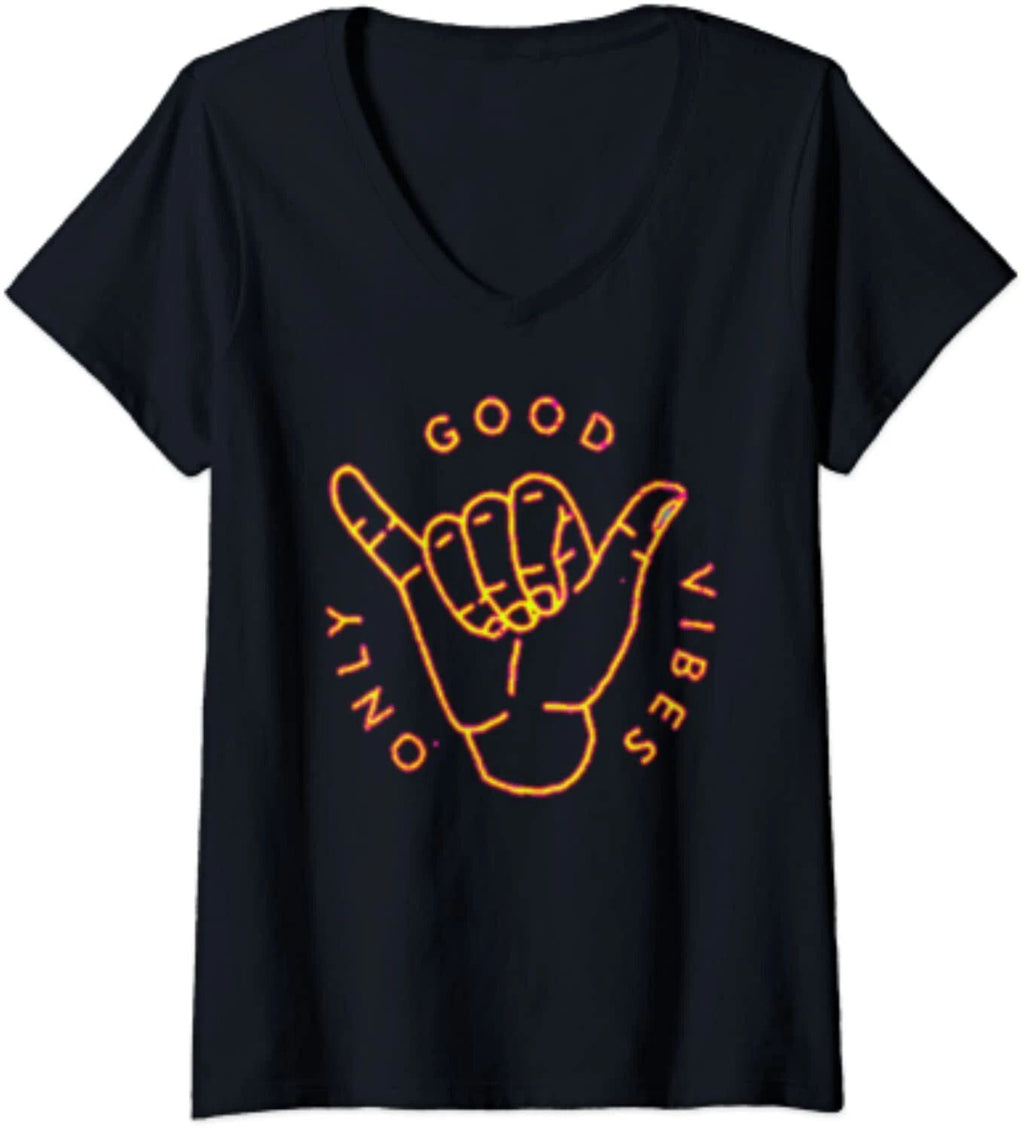 Good Vibes Only Novelty Tshirt Yoga Meditation Gift Ladies' O-Neck Tshirt