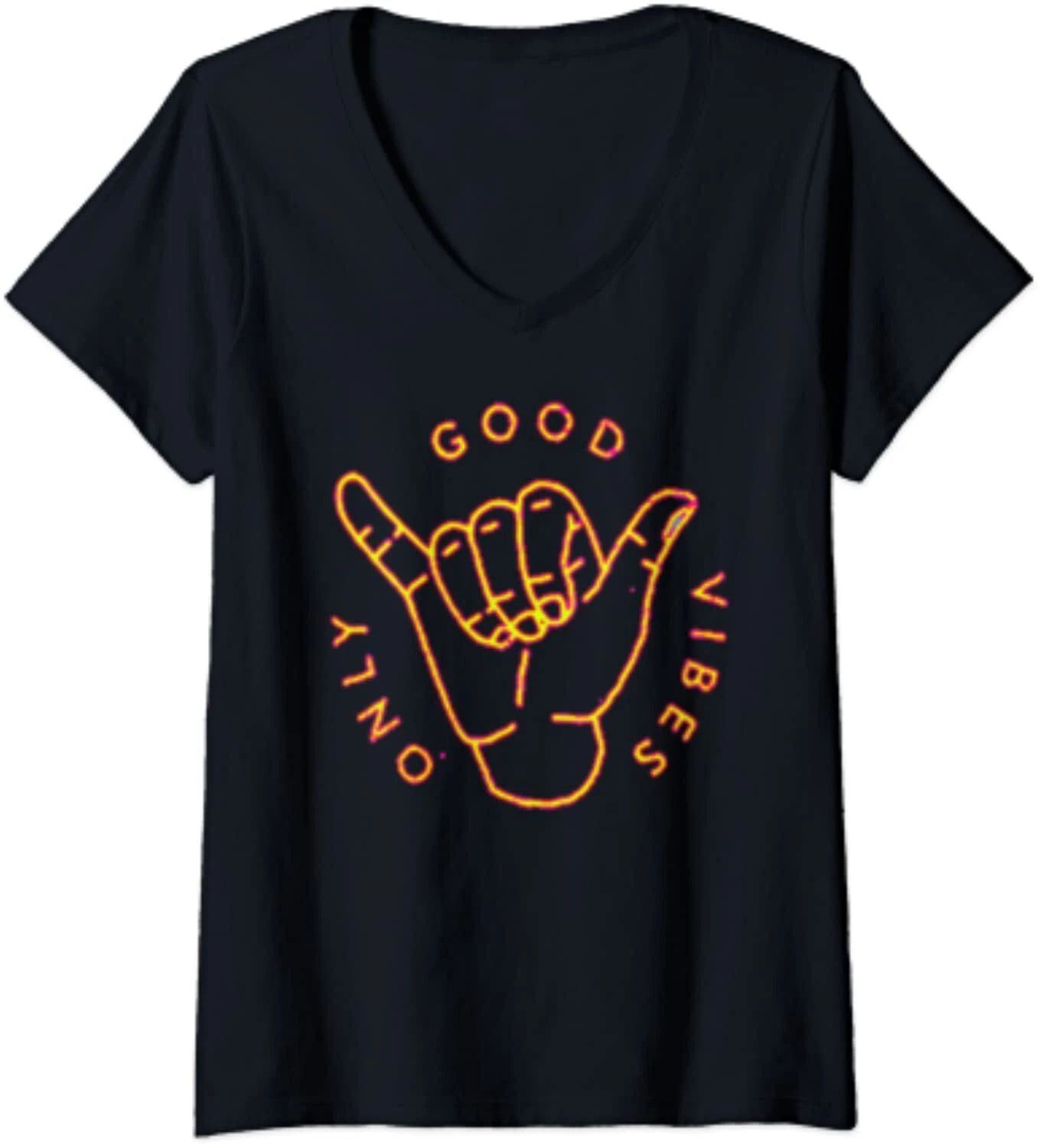 Good Vibes Only Novelty Tshirt Yoga Meditation Gift Ladies' O-Neck Tshirt