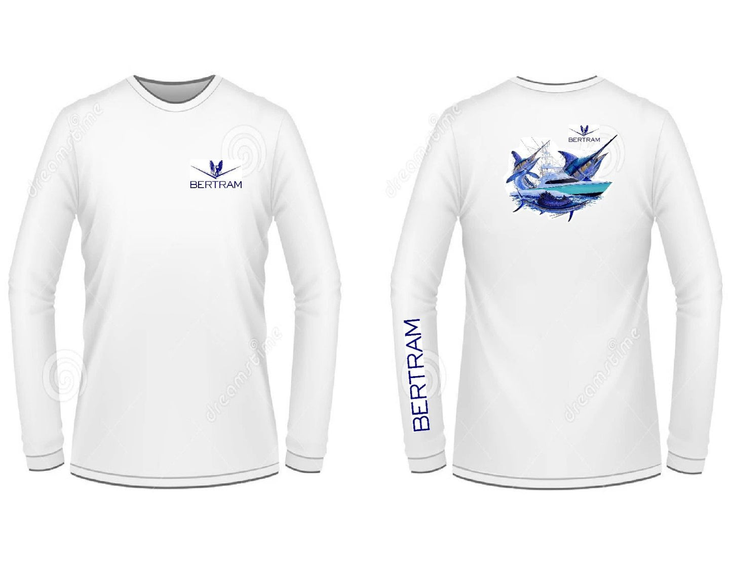 Bertram Yachts Fishing Long Sleeve T-Shirt
