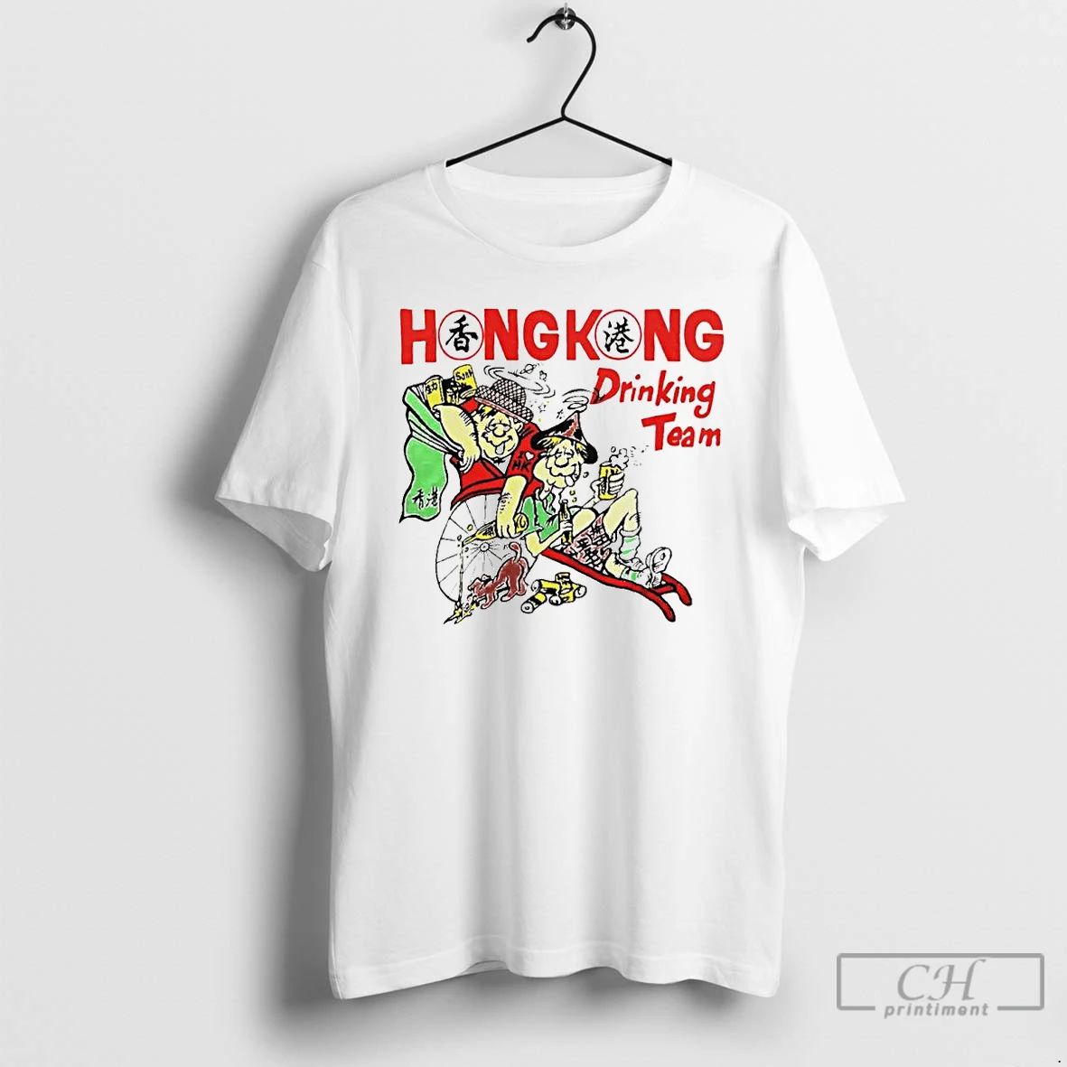 Classic Hongkong Drinking Team Ornaments T Shirts