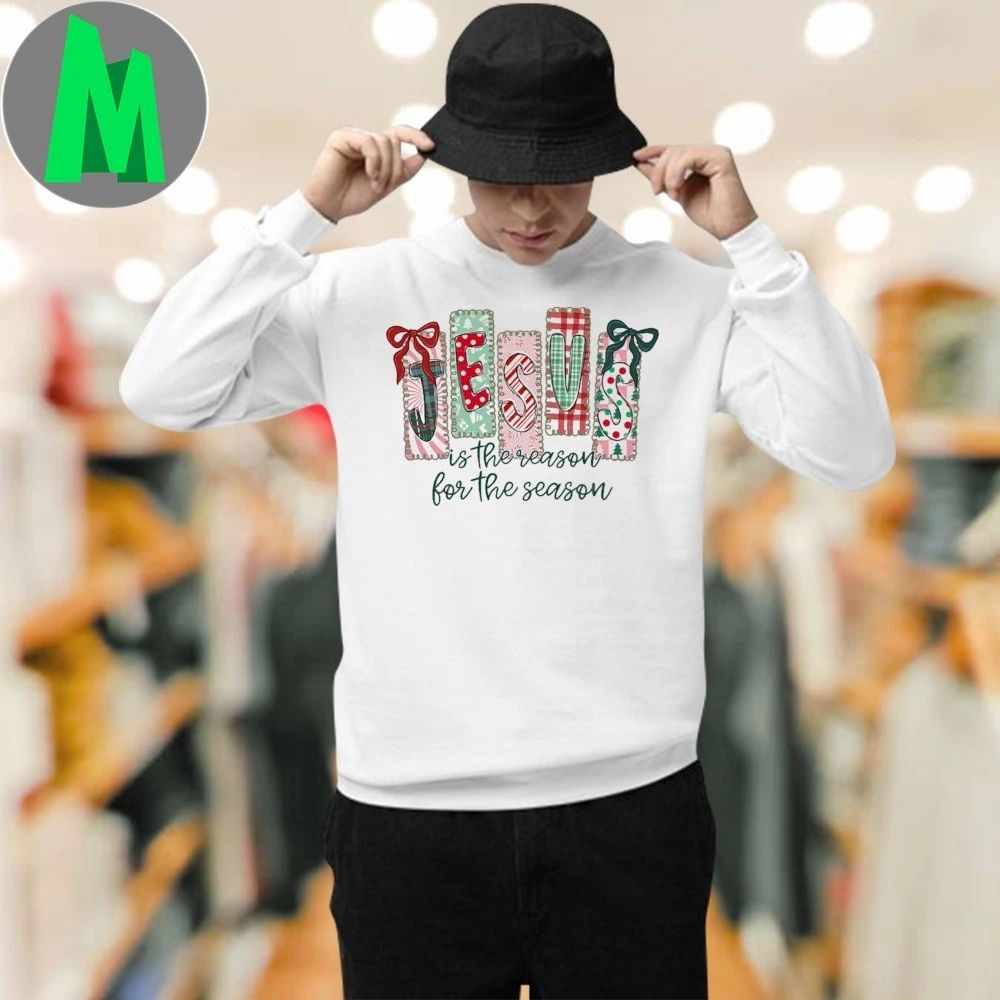 Christian Christmas Jesus Coquette frames Shirt