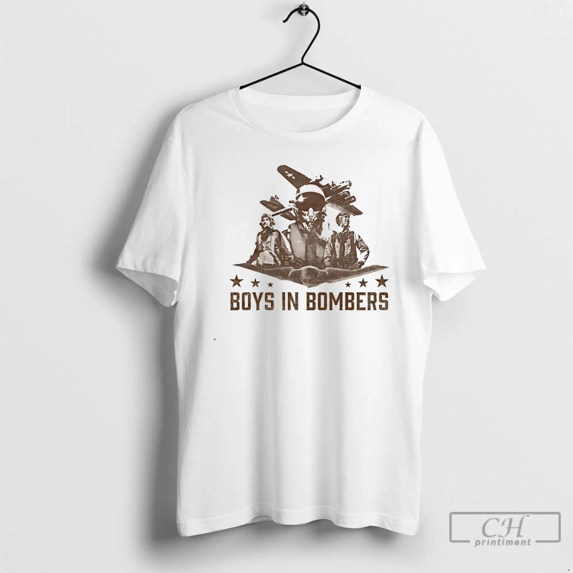Classic B 17 Bomber Boys In Bombers Christmas T Shirts
