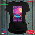 80s Futuristic Retrowave Neon Evolution Cyberpunk T-Shirt