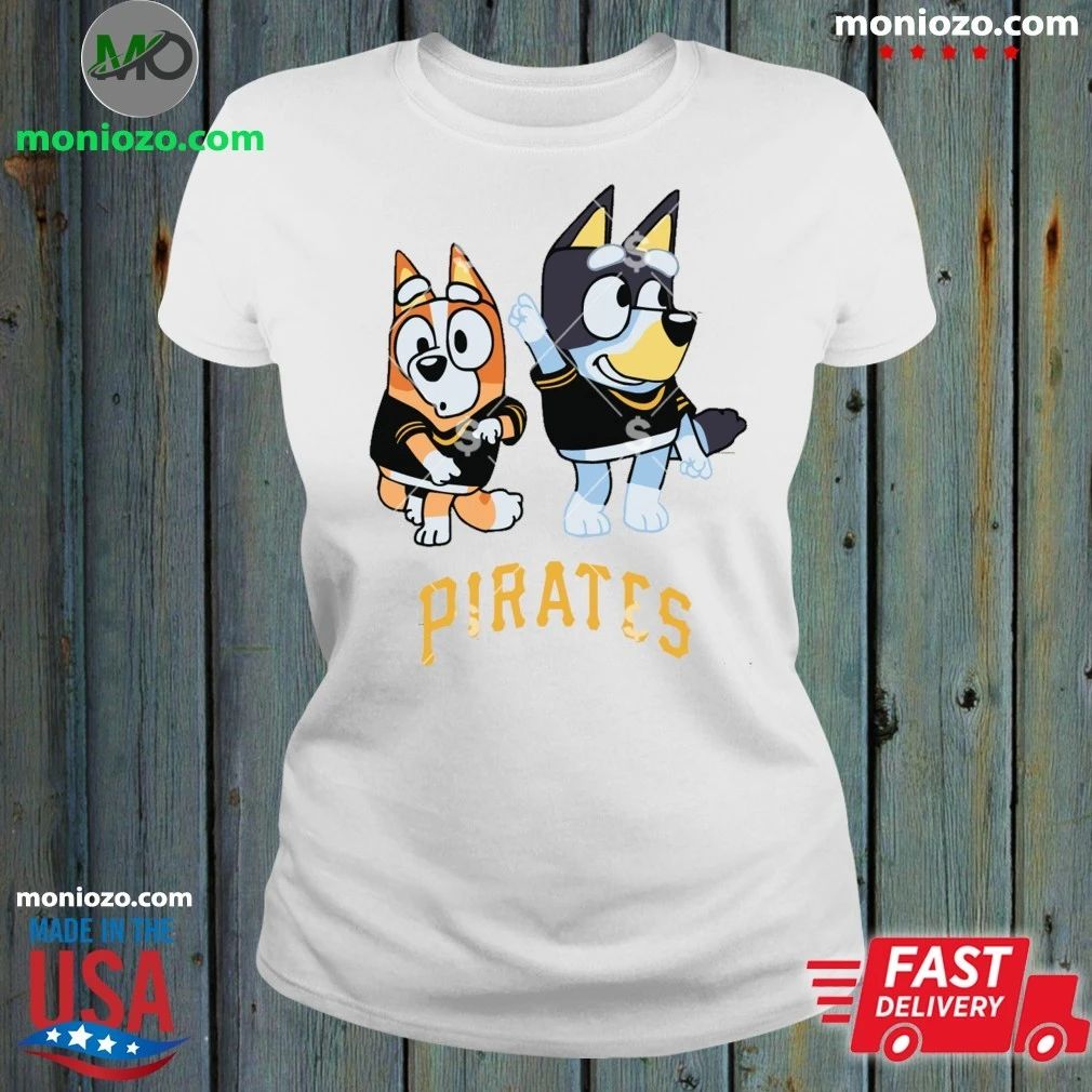 Bluey Pittsburgh Pirates Shirt
