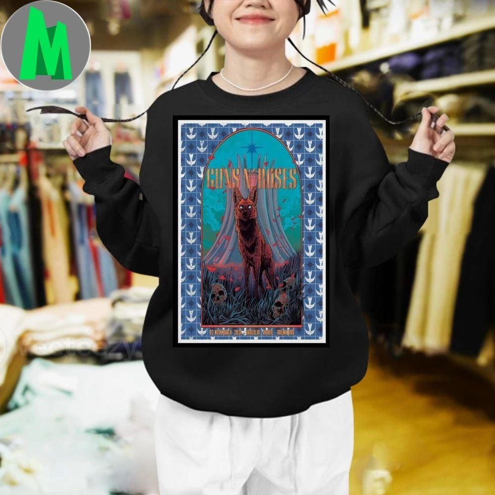 Guns N’ Roses Mane Garrincha, Brazil 2025 Poster Shirt