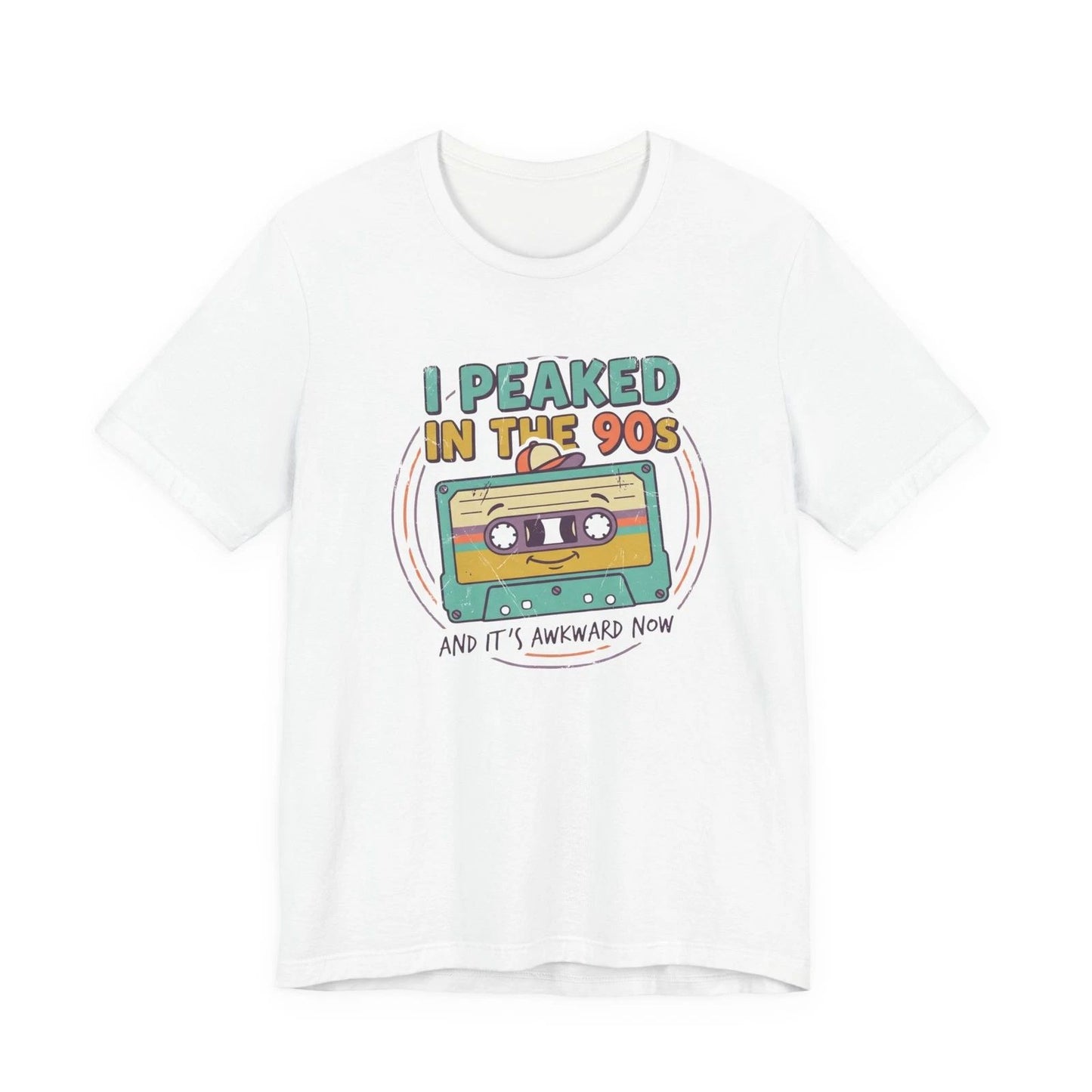 I Peaked in the 90s cassette tee | Retro 90s nostalgia shirt
