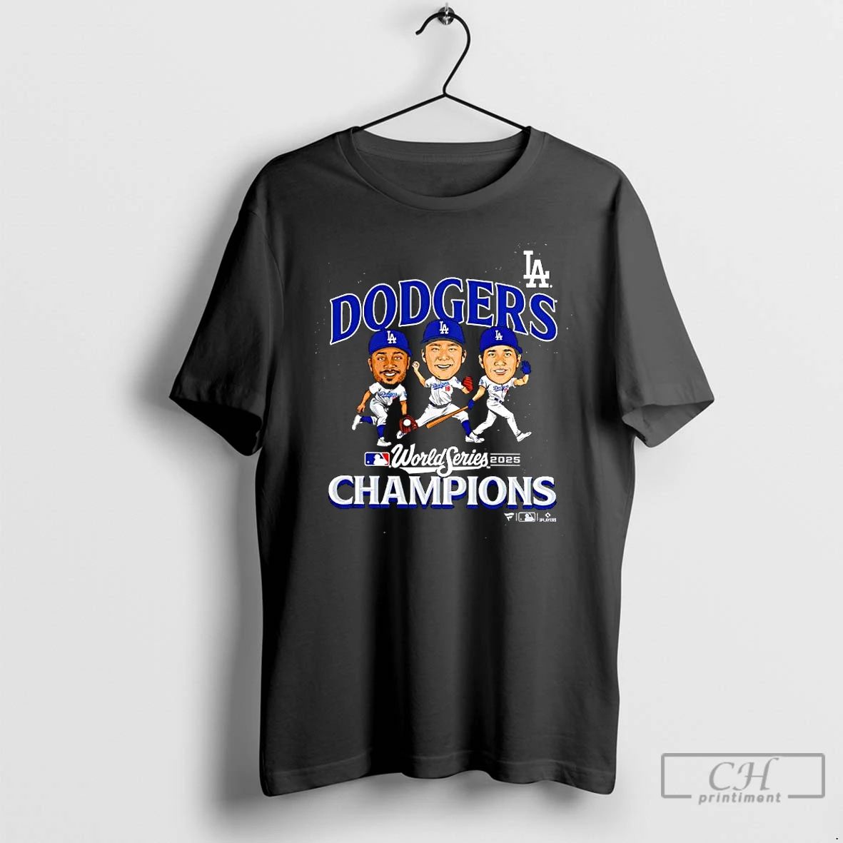 Classic Yoshinobu Yamamoto Shohei Ohtani And Mookie Betts Los Angeles Dodgers 2025 World Series Champions