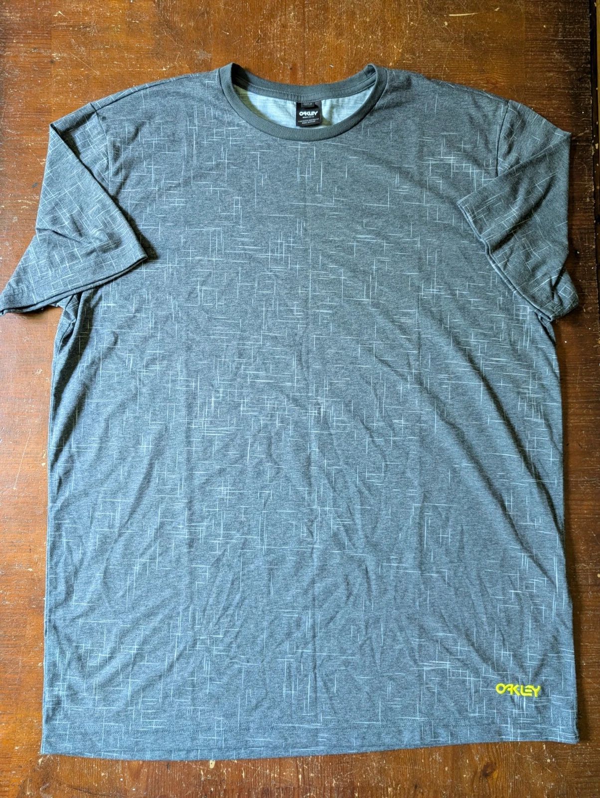 OAKLEY BRAND XL REGULAR FIT GRAY GREY T-SHIRT