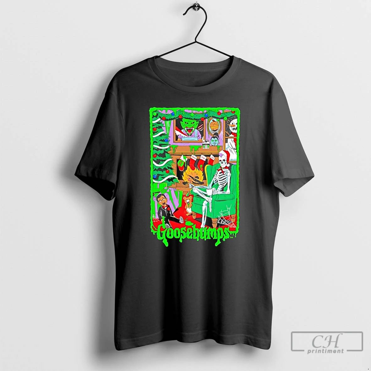 Premium Goosebumps Very Scary Xmas T Shirts
