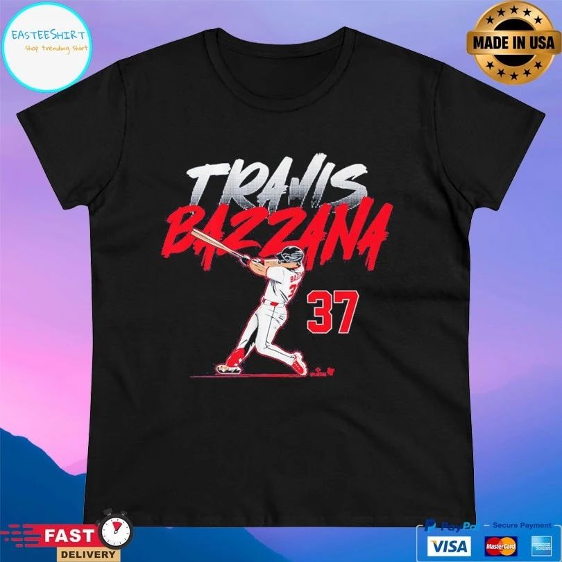 Cleveland Guardians Travis Bazzana 37 Slugger Swing Number T-shirt