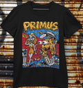 Primus Band T-Shirt Music Concert Black Cotton Unisex S-234XL