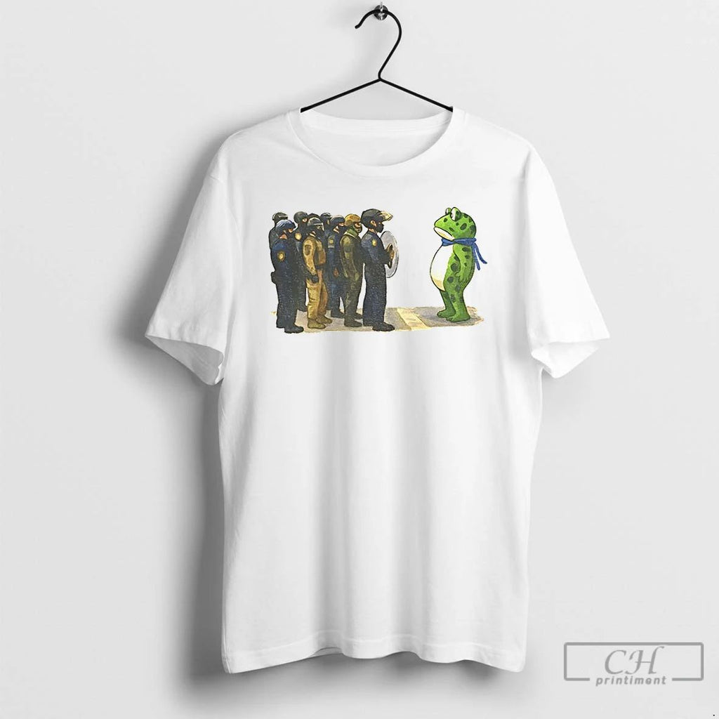 Classic Portland Freedom Frog Anti Ice Resistance T Shirts