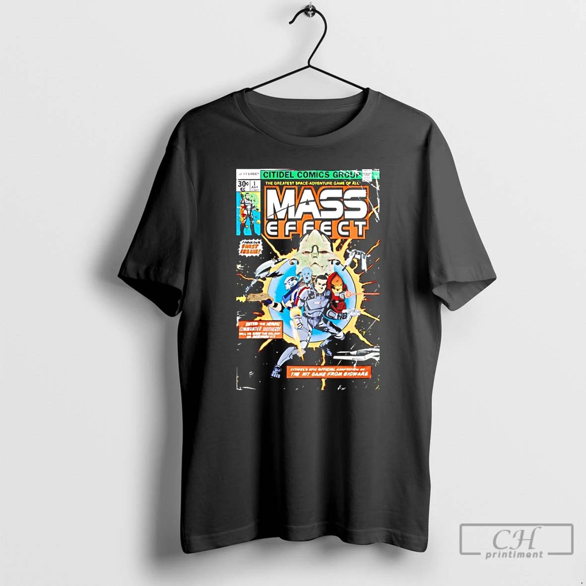 Classic Mass Effect 77 No 1 Comic T Shirts