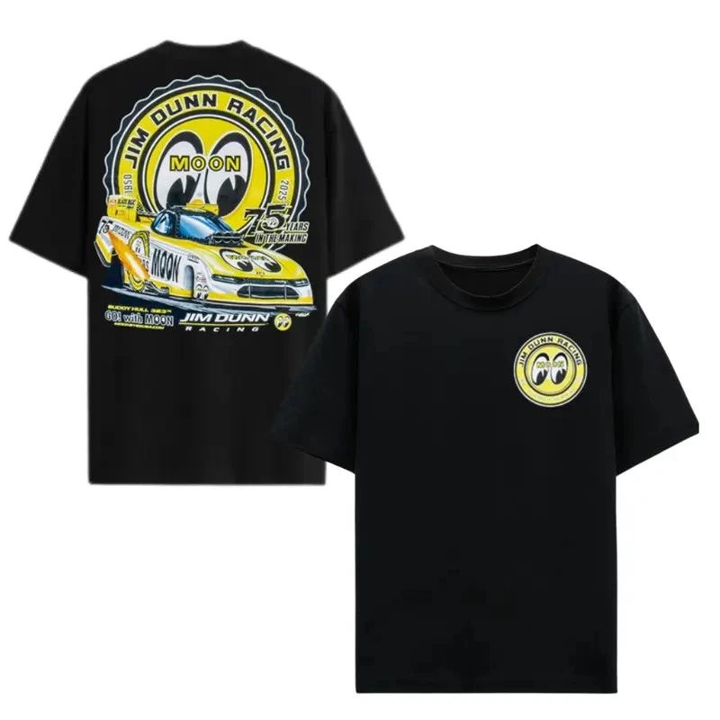 Jim Dunn Racing Anniversary T-Shirt, Celebrating 75 Years of Speed and Style, Vi