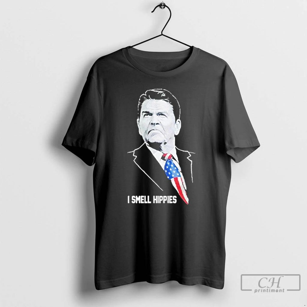 Premium Ronald Reagan I Smell Hippies T Shirts