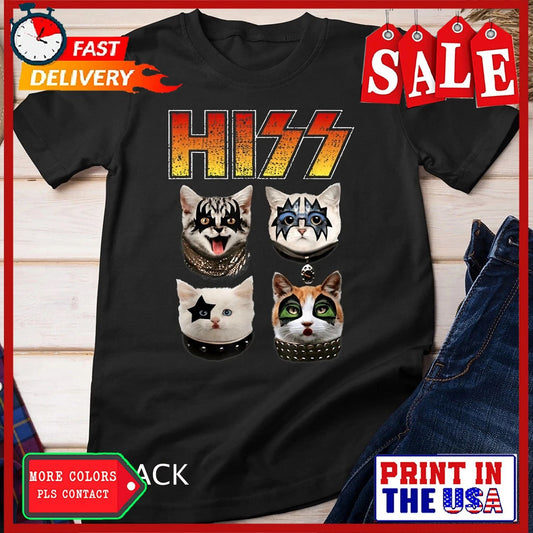 Hiss Funny Cat Lover Unisex T-shirt