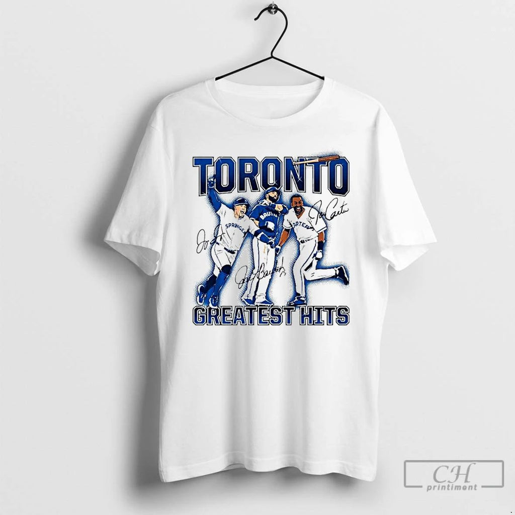 Classic Joe Carter Jose Bautista George Springer Toronto Blue Jays Greatest Hits Ornaments T Shirts