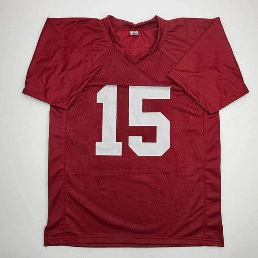 Tyler Simpson Albm Red Reprint Jersey
