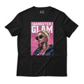 Gangster Glam Graphic T-Shirt - Edgy Streetwear Tee with Pink Retro Design