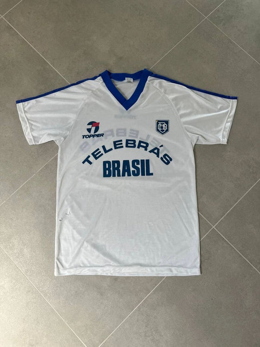 Brasil vintage soccer jersey 80-s