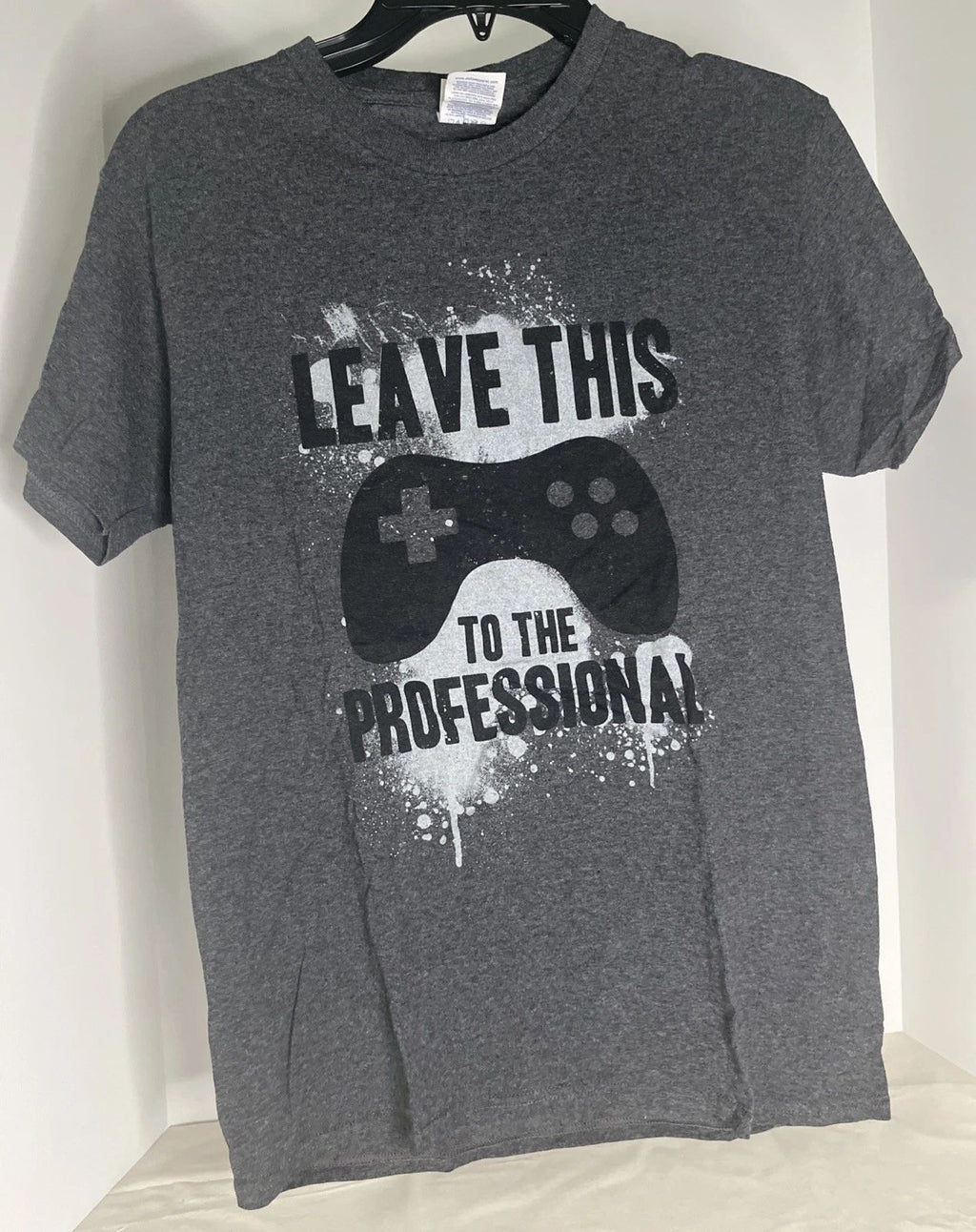 Leave This To The Professional Shirt Mens Small Gray Gamer Xbox PlayStation