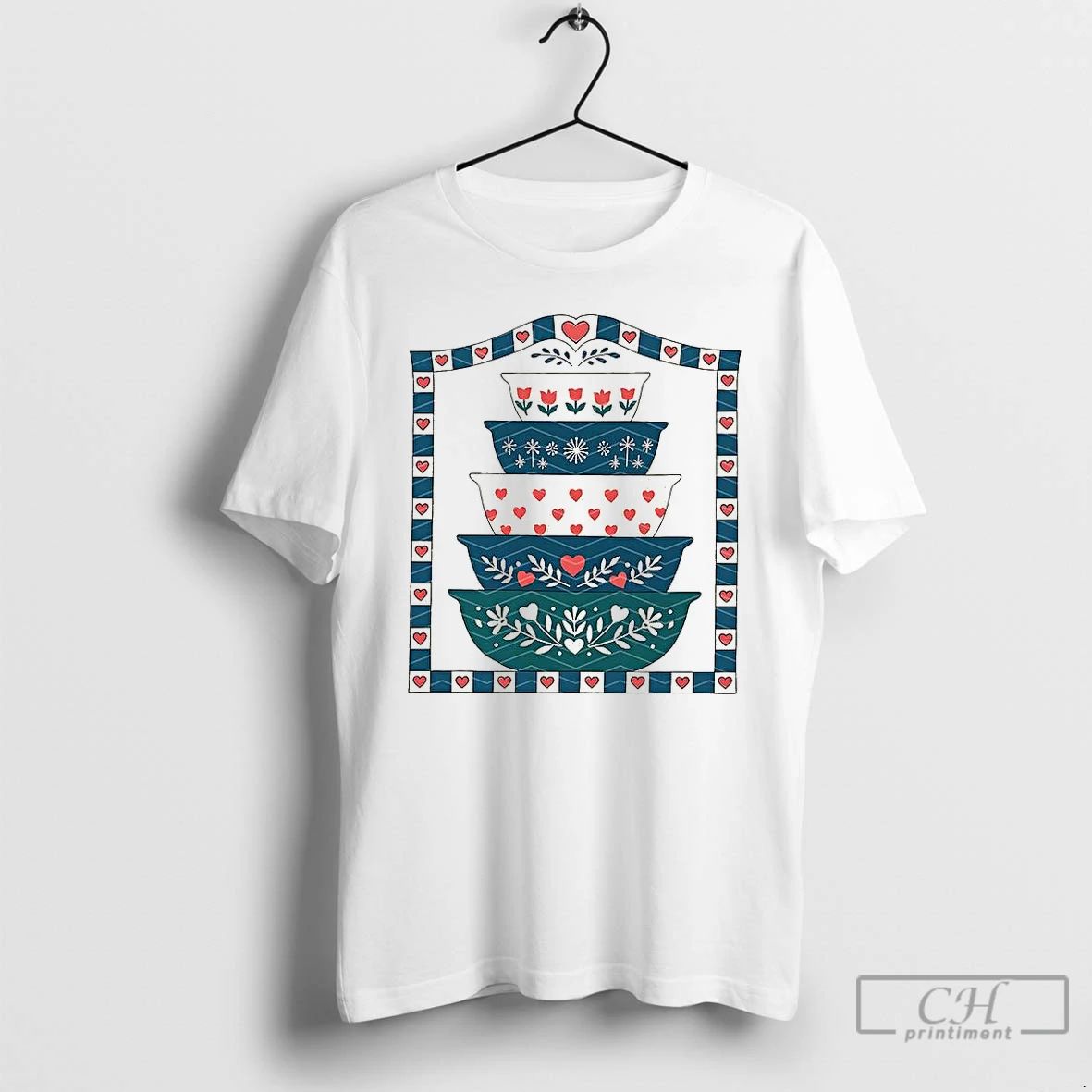 Premium Grannys Pyrex Stacked Bowls Classic T Shirts