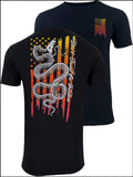 Howitzer Style Men's T-Shirt Freedom Spine Military Grunt MFG